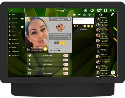 Meet on PC on the Banana-Chat application