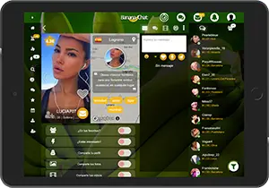 Reunirse en tableta en la aplicación Banana-Chat
