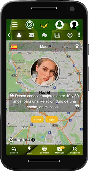 Ubicación de los miembros del Banana Chat