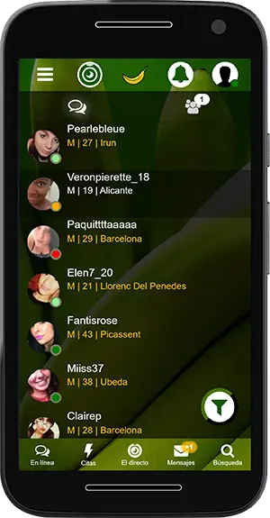 Mensajero Banana Chat