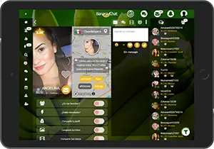 Reunirse en tableta en la aplicación Banana-Chat