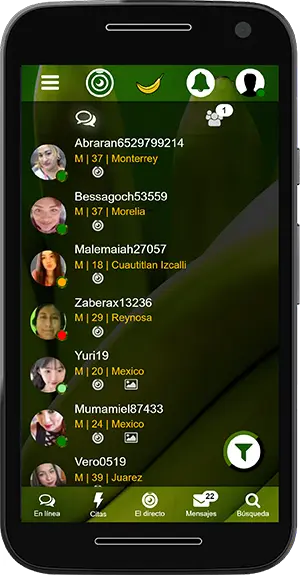 Mensajero Banana Chat