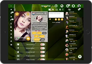 Faites des rencontres sur Tablette sur l'application Banana-Chat