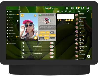 Conheça pessoas no PC no aplicativo Banana-Chat