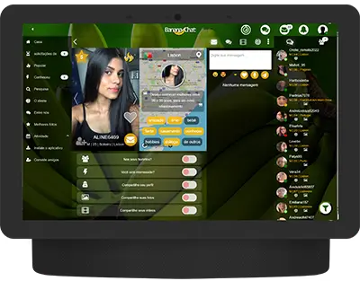 Conheça pessoas no PC no aplicativo Banana-Chat